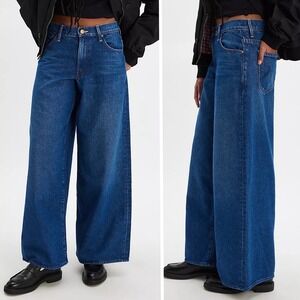 NWT MOTHER Wide Leg Jeans Baggy Rigatoni Sneak Sz 27 $248 Free People SNACKS